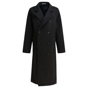 Auralee Men Long Wool Coat